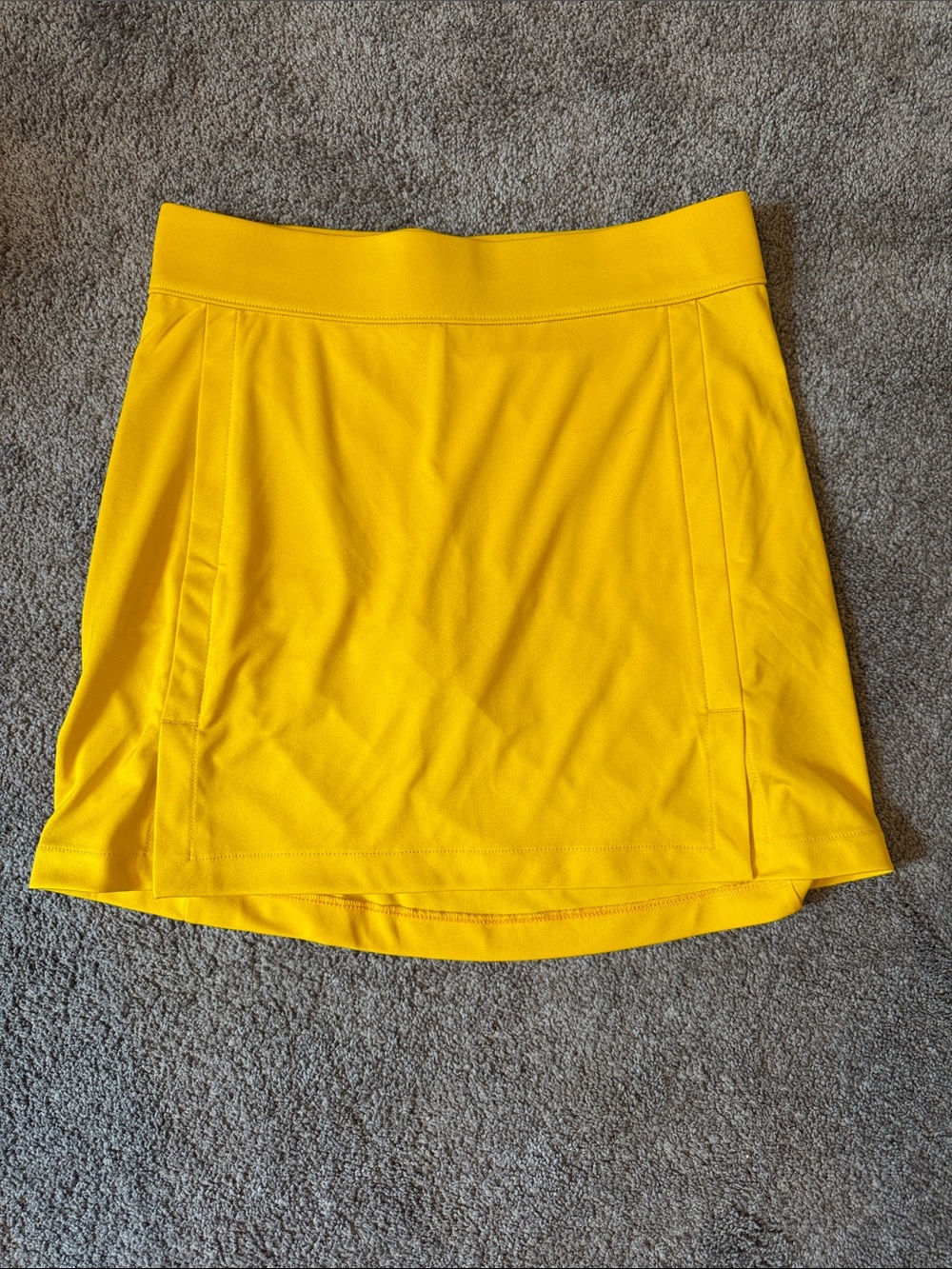 J.Lindeberg Yellow Athletic golf Skort